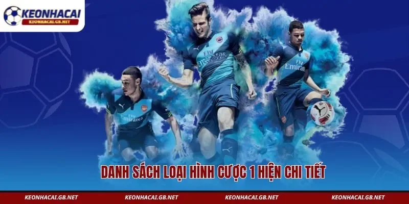 Danh sách loại hình cược 1 hiện chi tiết